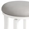 Alaterre Furniture Ellie Counter Height Stool, White, 2PK ANEL05PDCR2 - alternate 3